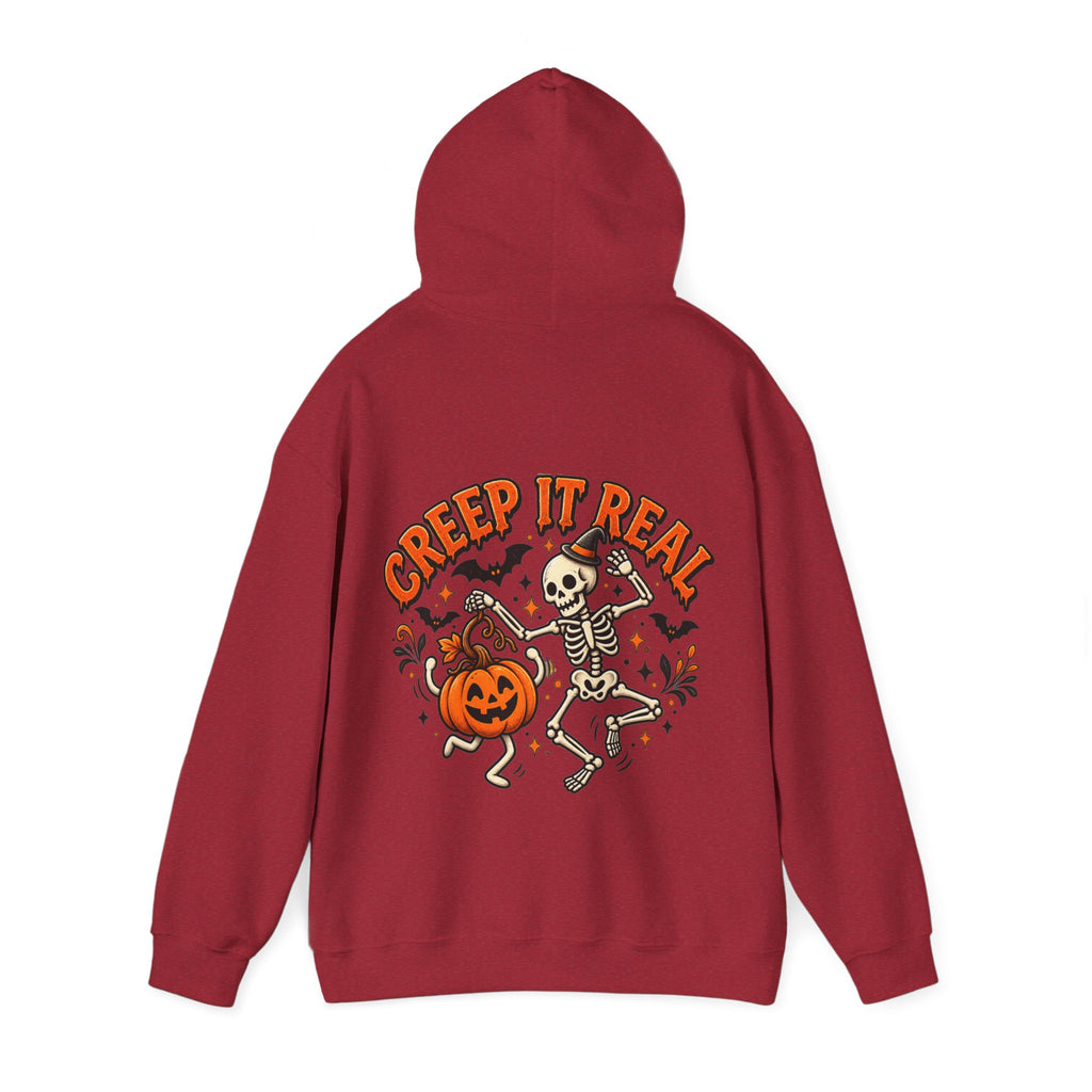 Halloween Skeleton 'Creep It Real' Adult Hoodie