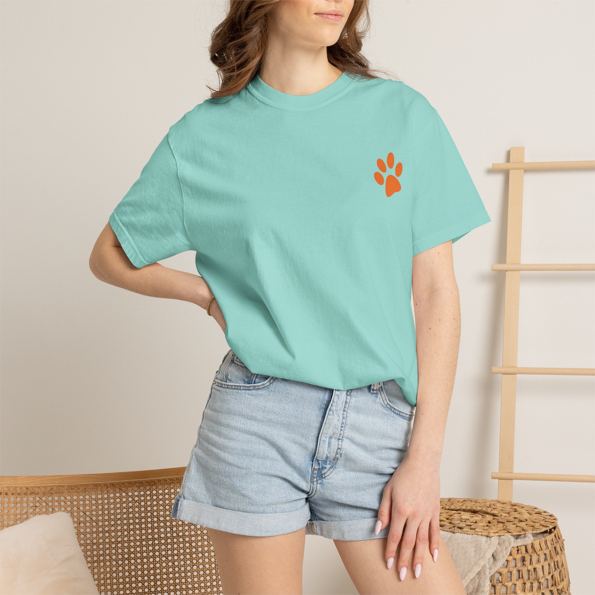 Lazy Dog Illustration  Adult T-shirt | "A Bad Day Only Lasts 24 Hours"