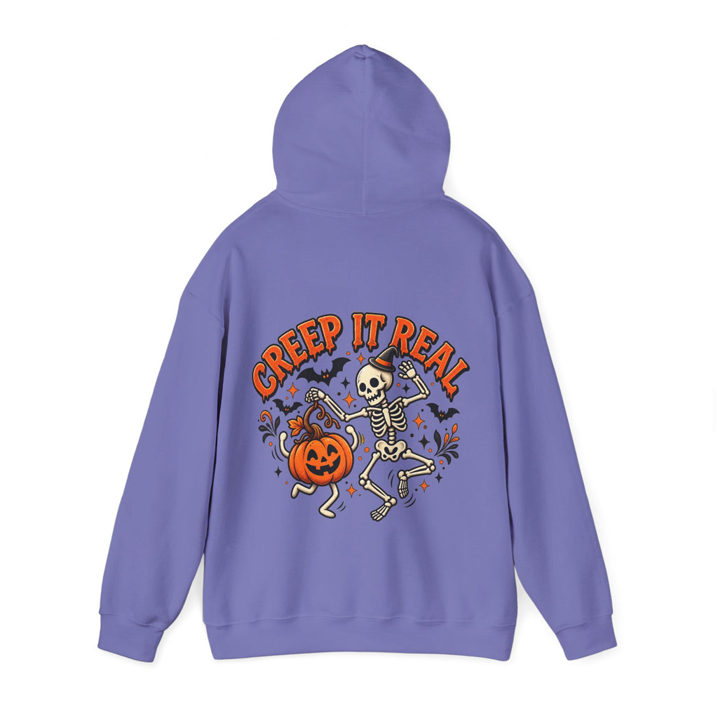 Halloween Skeleton 'Creep It Real' Adult Hoodie