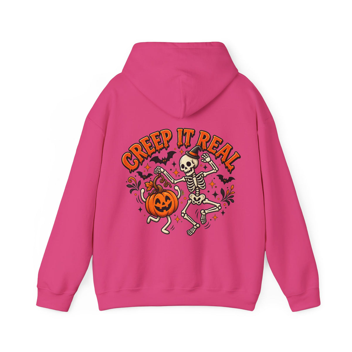 Halloween Skeleton 'Creep It Real' Adult Hoodie