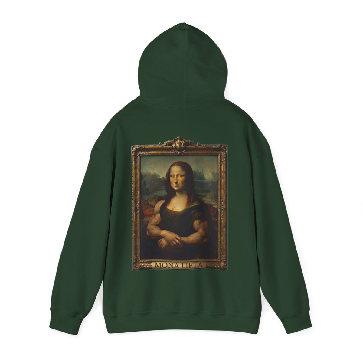 Mona Lisa Adult Hoodie – Classic Renaissance Art Print Pullover