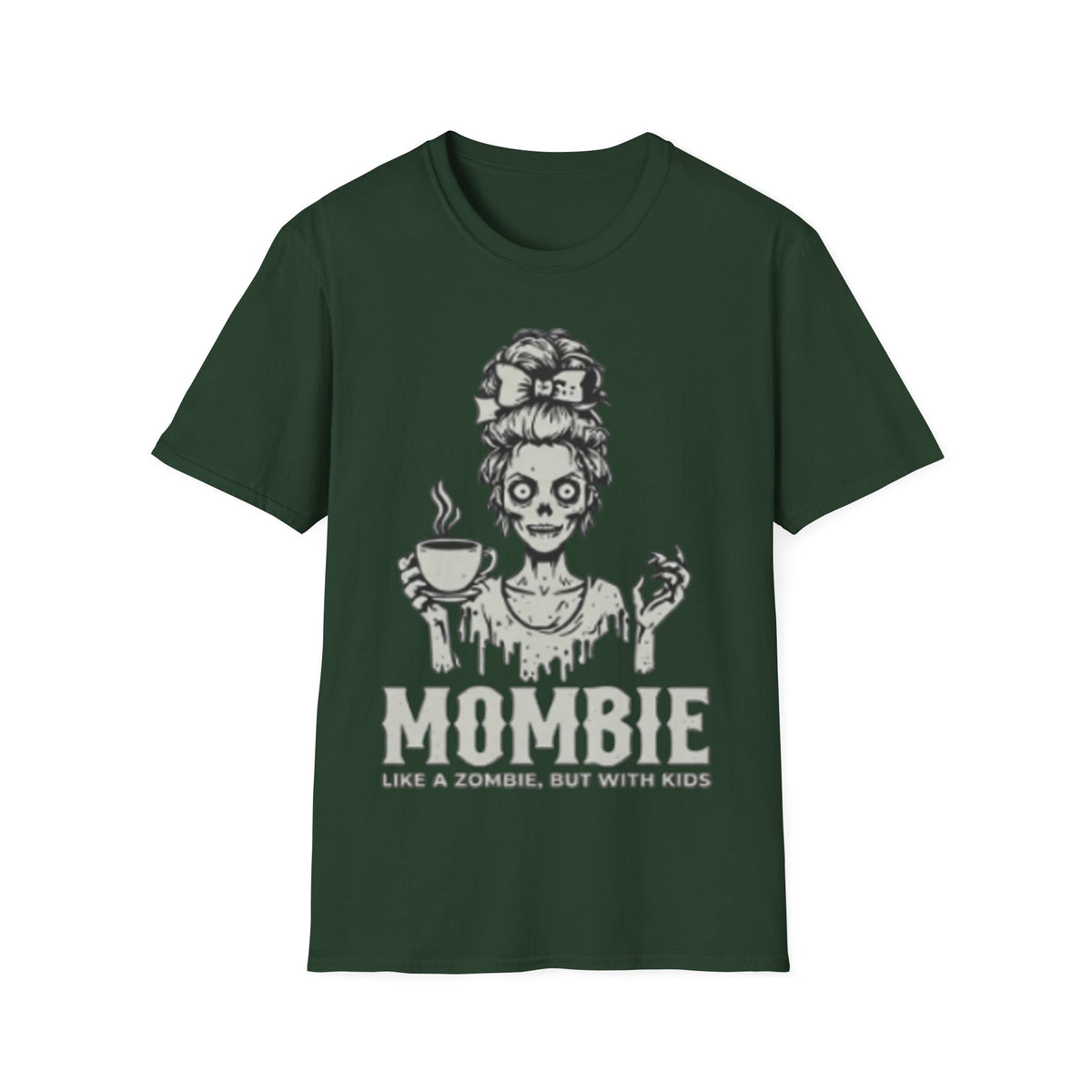 Mombie Adult T-Shirt — Cute Spooky Mom Graphic Tee ("Mommy")