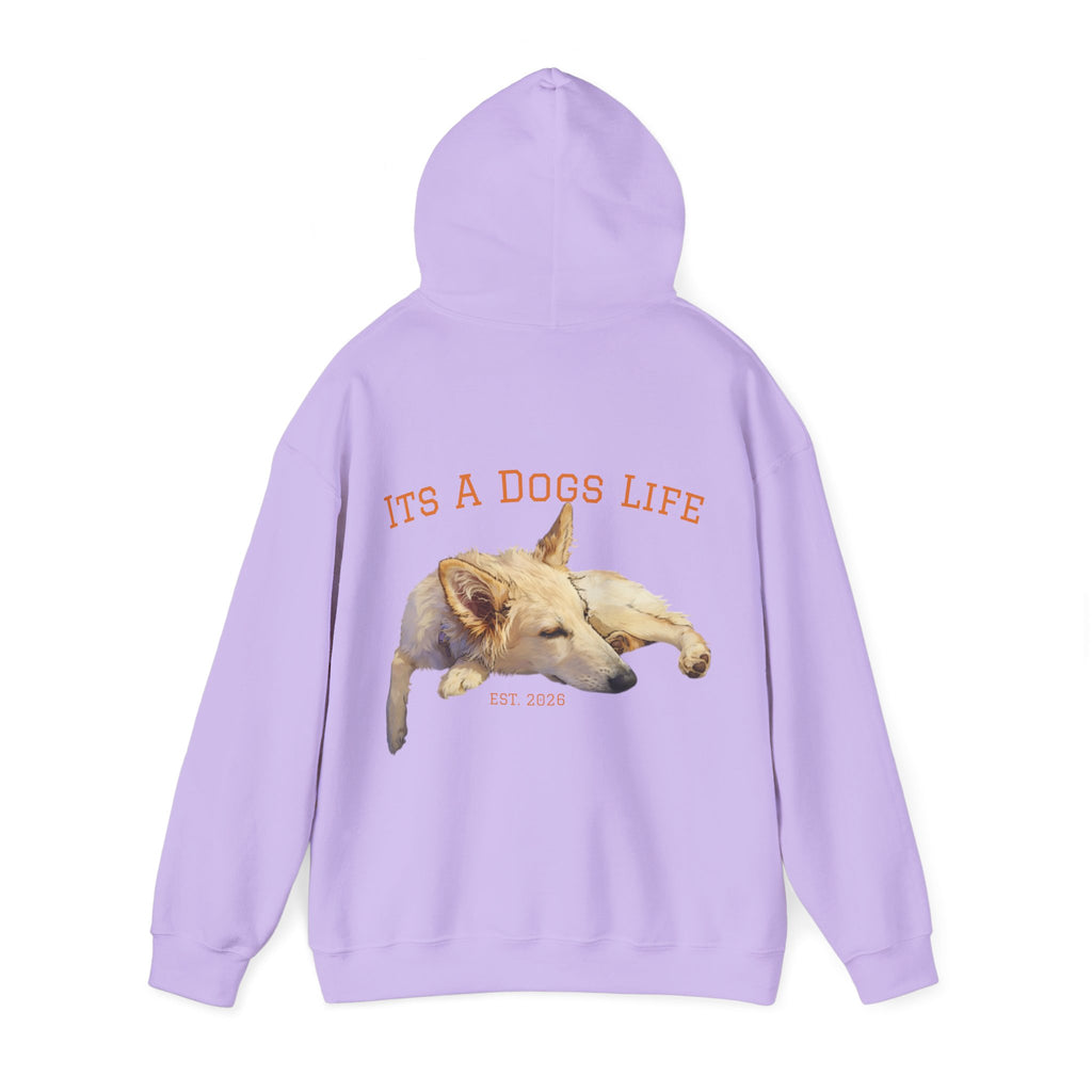 Sleeping Dog Illustration Adult Hoodie | "It's a Dog's Life" Graphic Hoodie