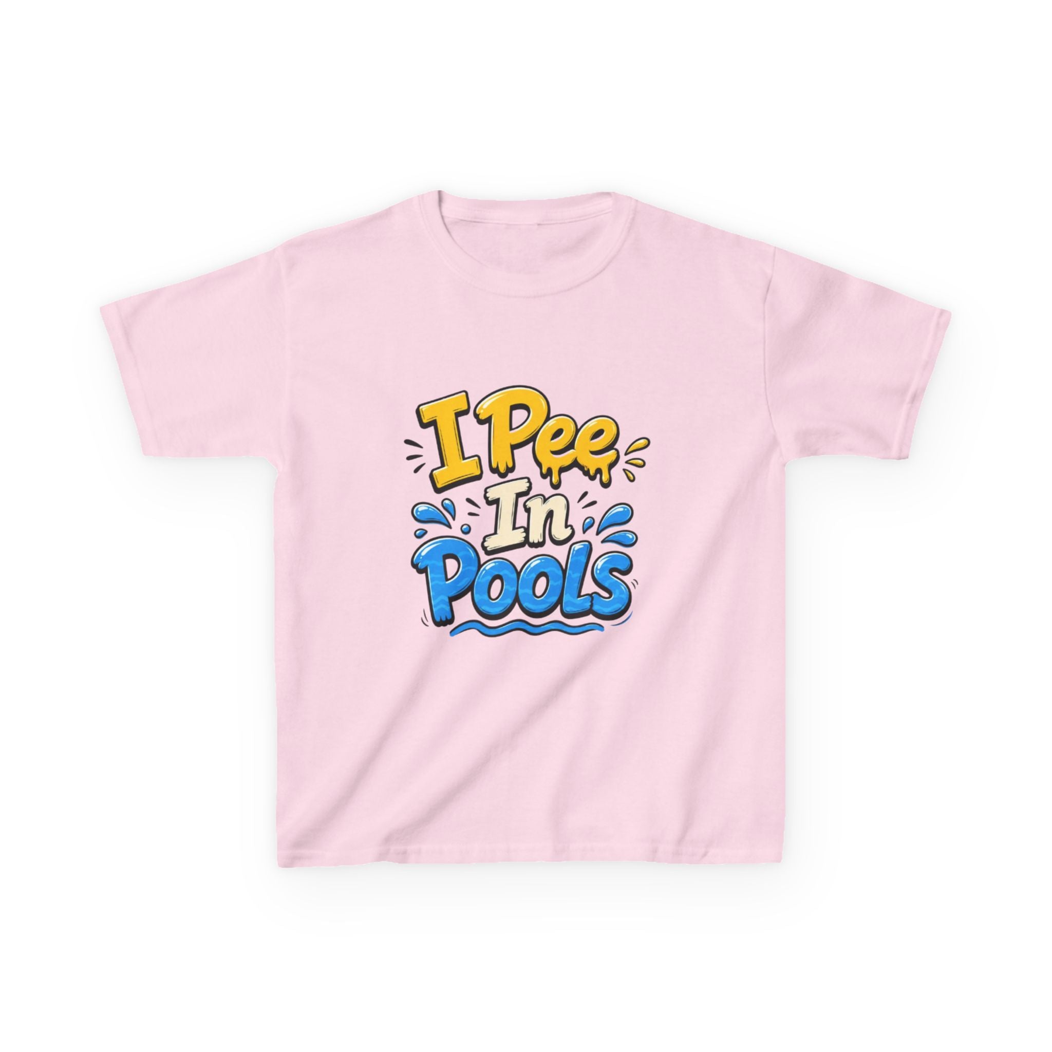 Kids Tee — "I Pee In Pools" Funny Summer Swim Shirt