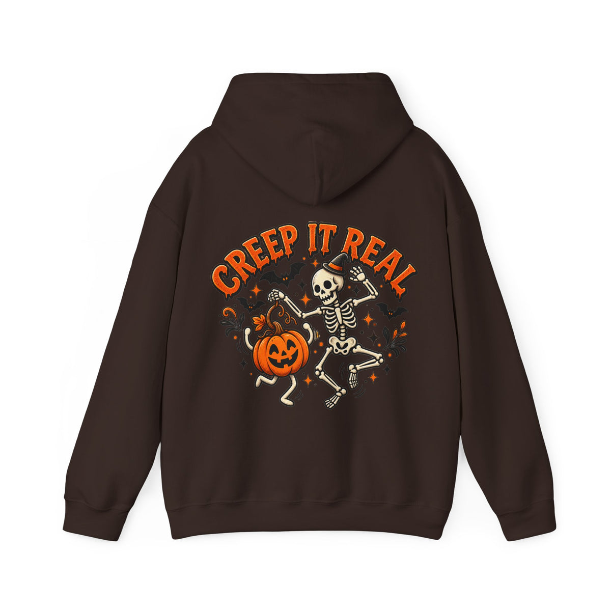 Halloween Skeleton 'Creep It Real' Adult Hoodie