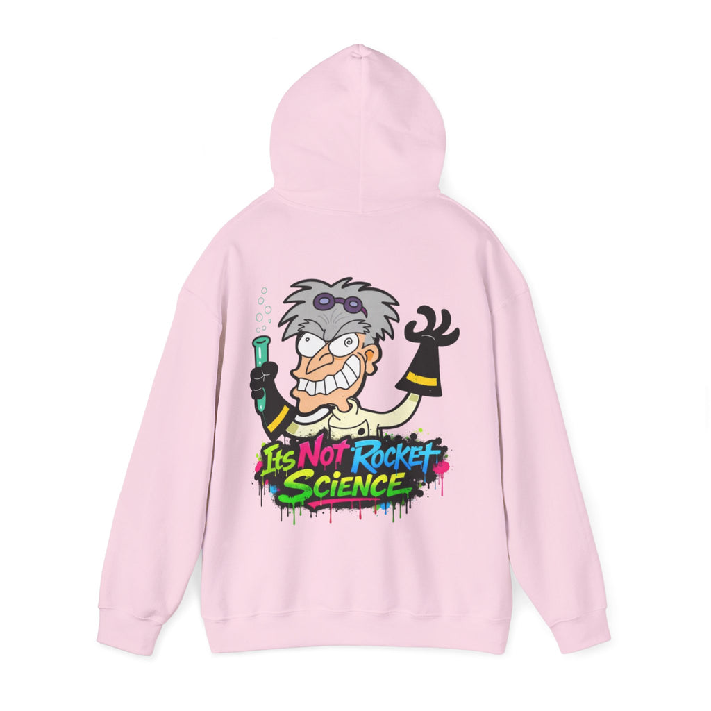 Mad Scientist Adult Hoodie — "It's Not Rocket Science" Graphic Pullover