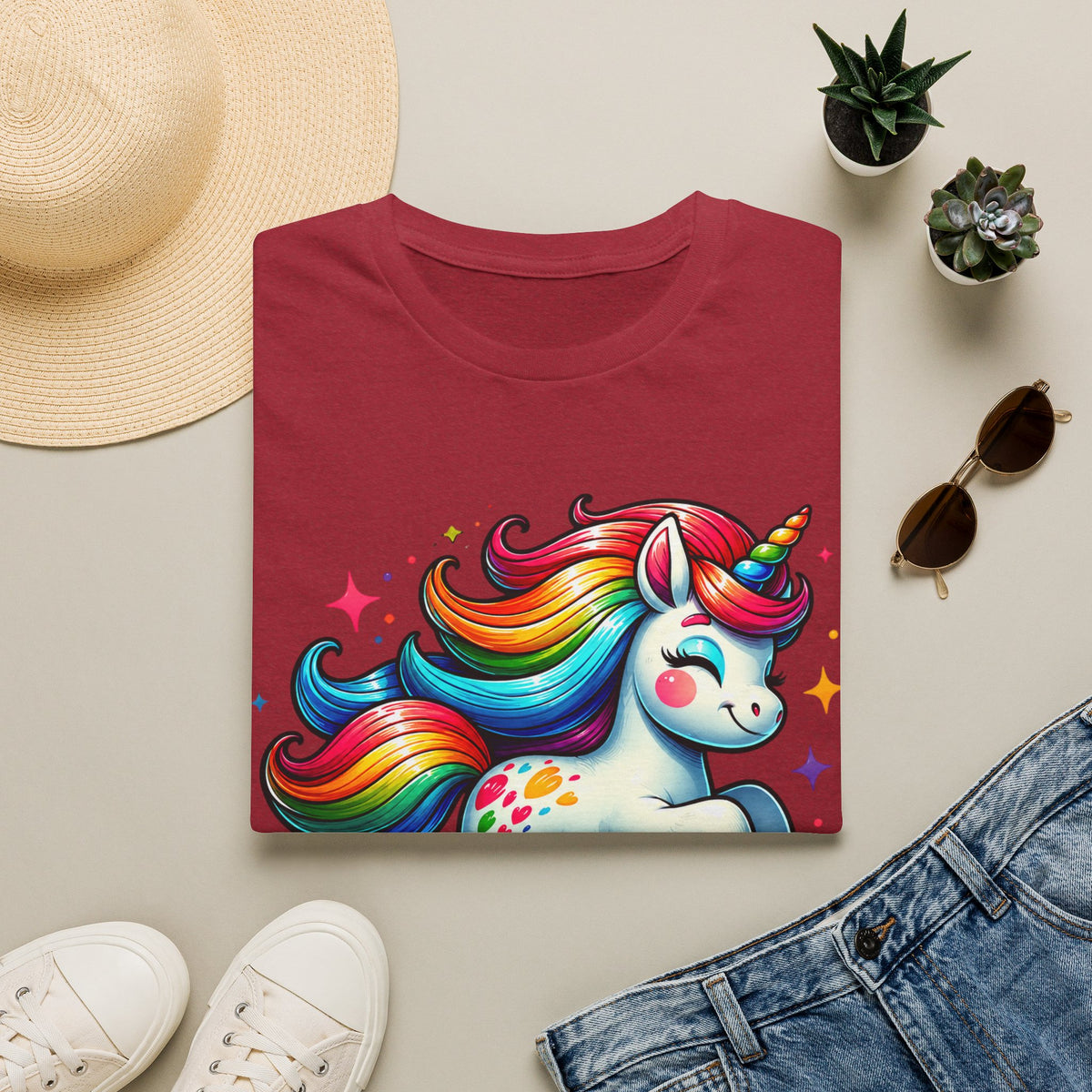 Funny Unicorn Chaser Adult T-Shirt — Rainbow Magical Unicorn Tee