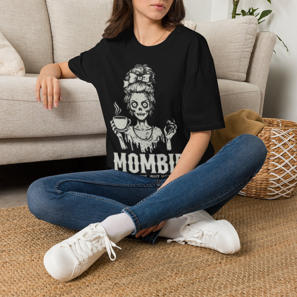 Mombie Adult T-Shirt — Cute Spooky Mom Graphic Tee ("Mommy")
