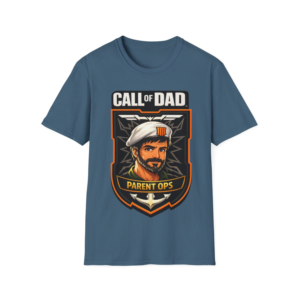 Call of Dad Adult T-Shirt — Parent Ops Gamer Dad Tee