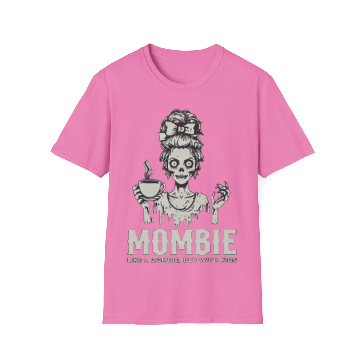 Mombie Adult T-Shirt — Cute Spooky Mom Graphic Tee ("Mommy")