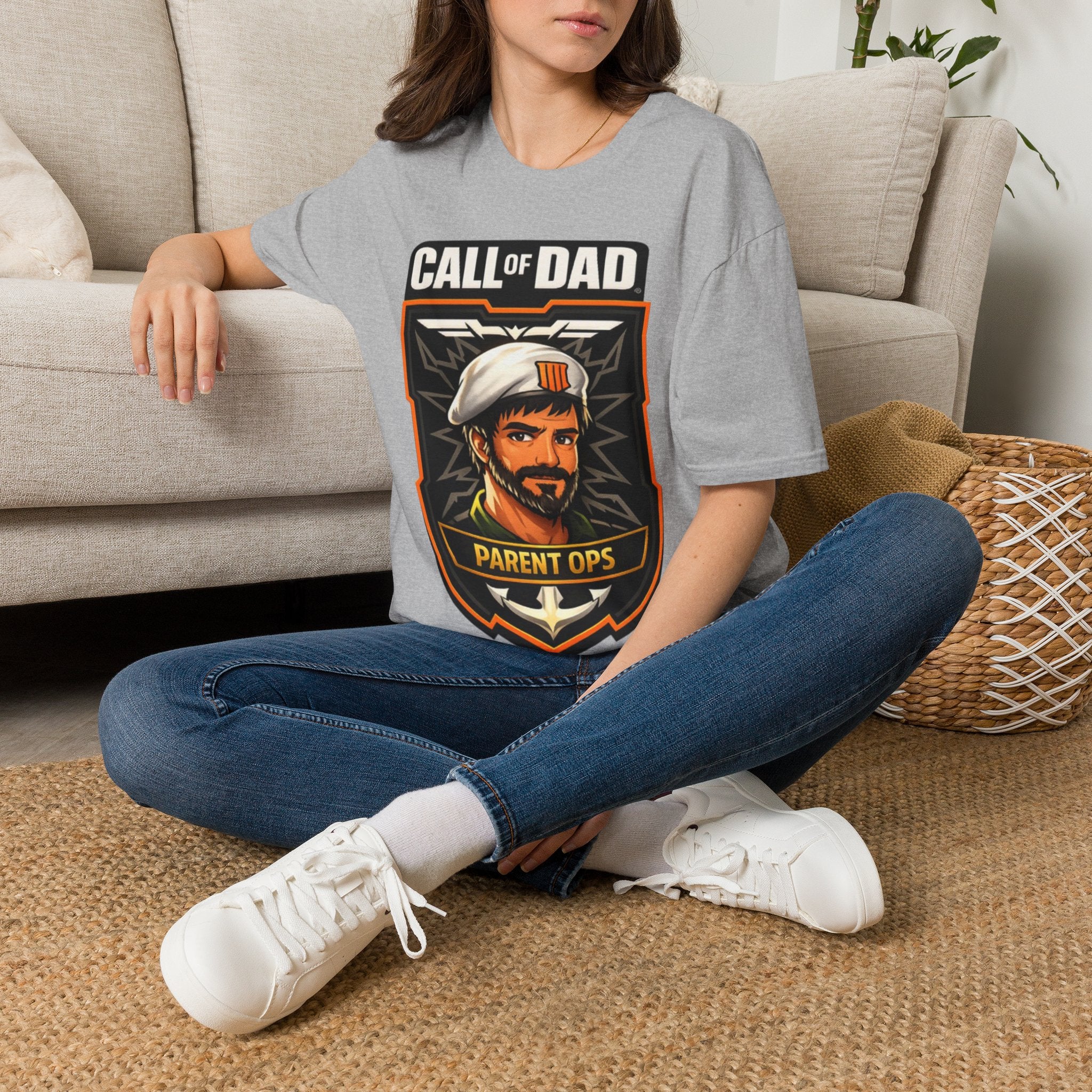 Call of Dad Adult T-Shirt — Parent Ops Gamer Dad Tee