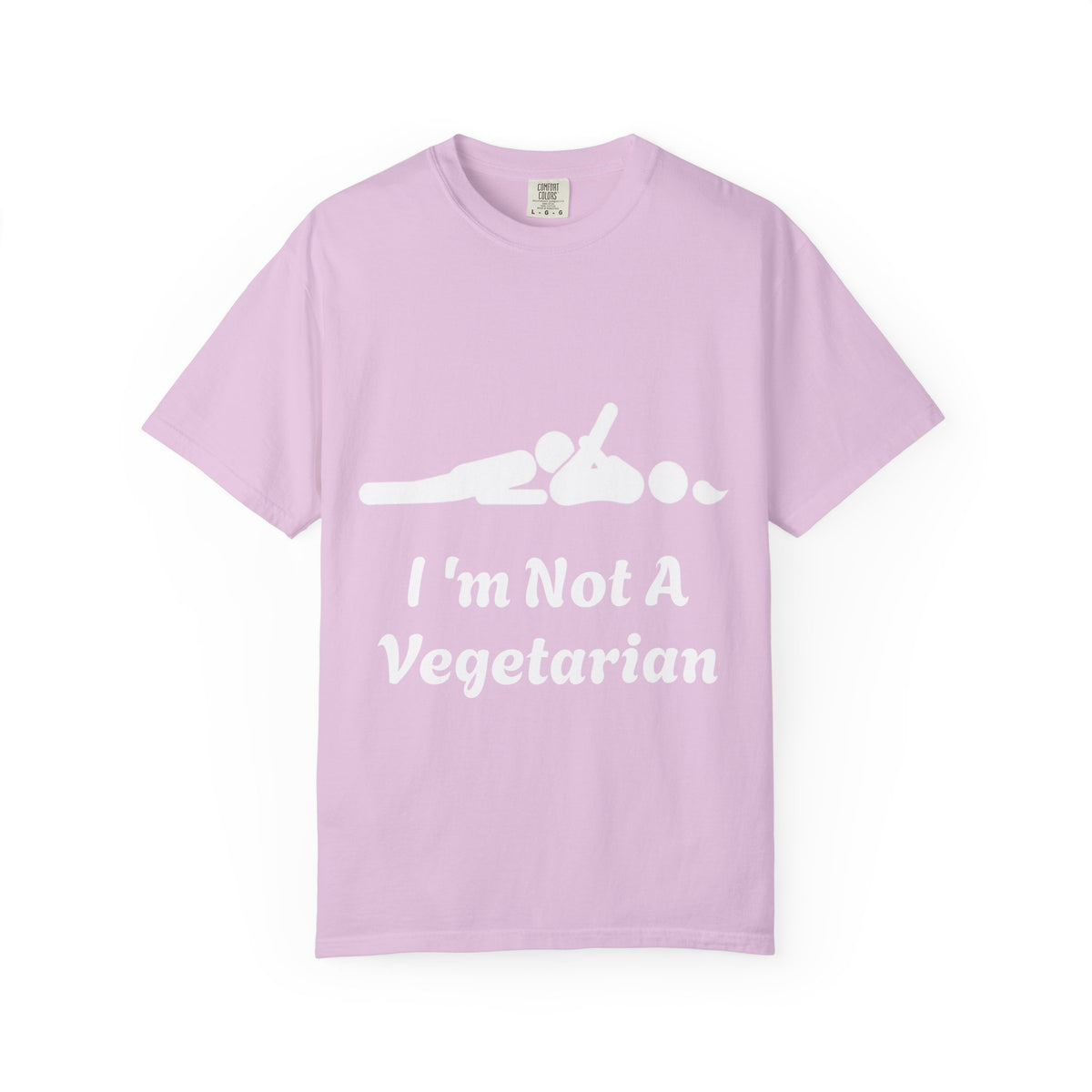 Adult T-Shirt — Funny " i'm Not a Vegetarian" Graphic Tee (Meat Lover Humor)