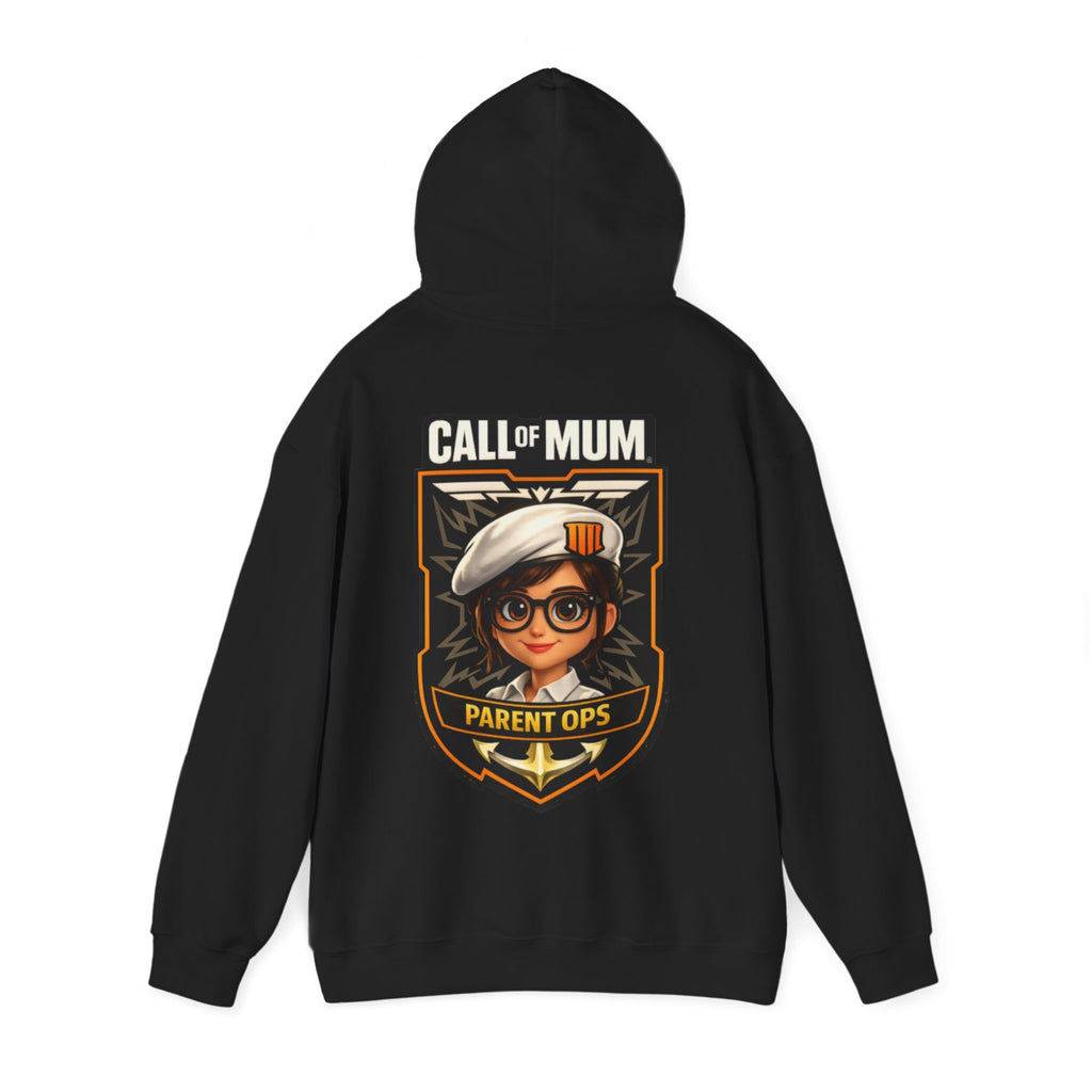 Adult Hoodie - "Call Mom" Parent Ops Gaming Mom Graphic Hoodie