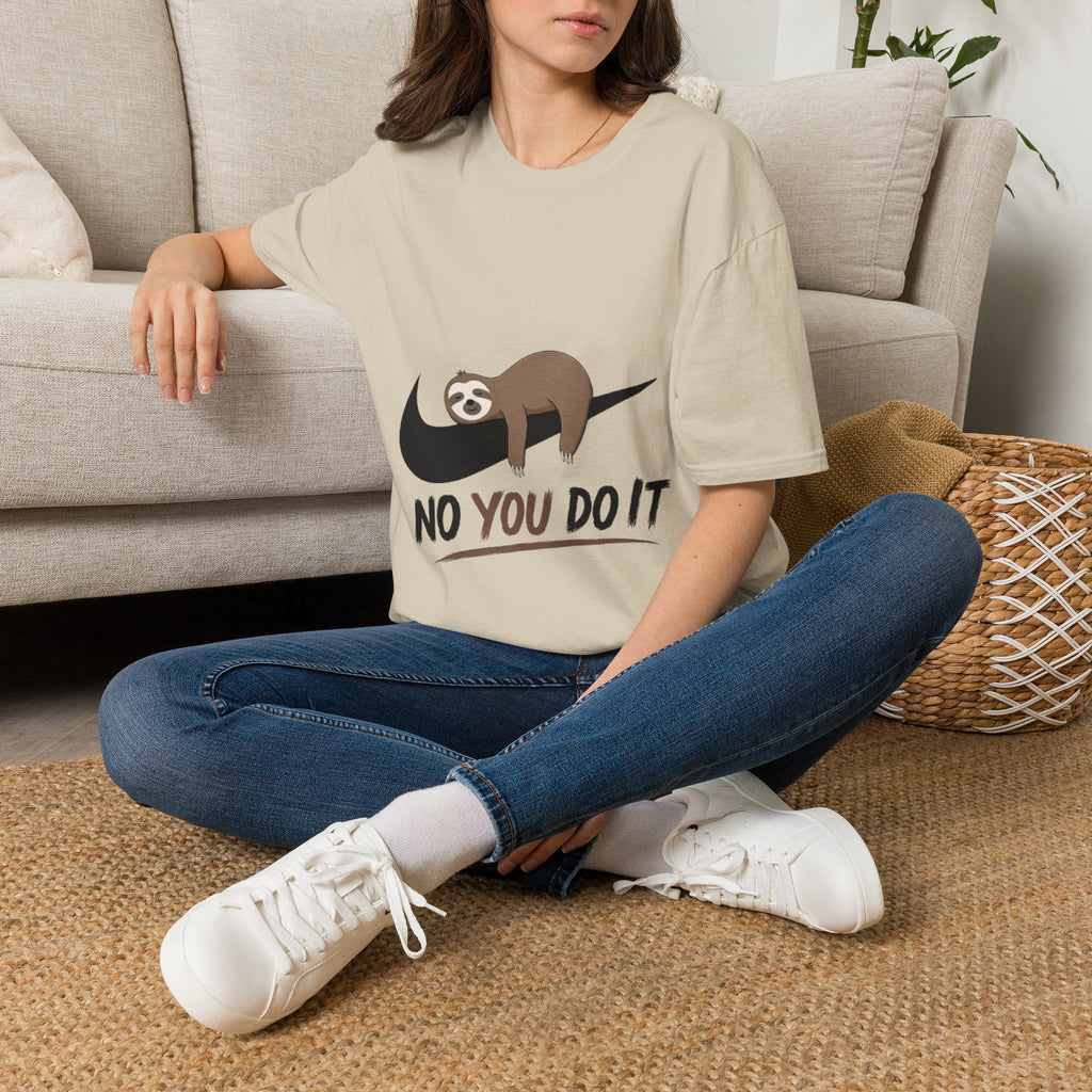 Sloth "No You Do It" Adult T-Shirt