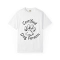 Certified Dog Person Adult T-Shirt — Paw Print Graphic Tee for Dog Lovers