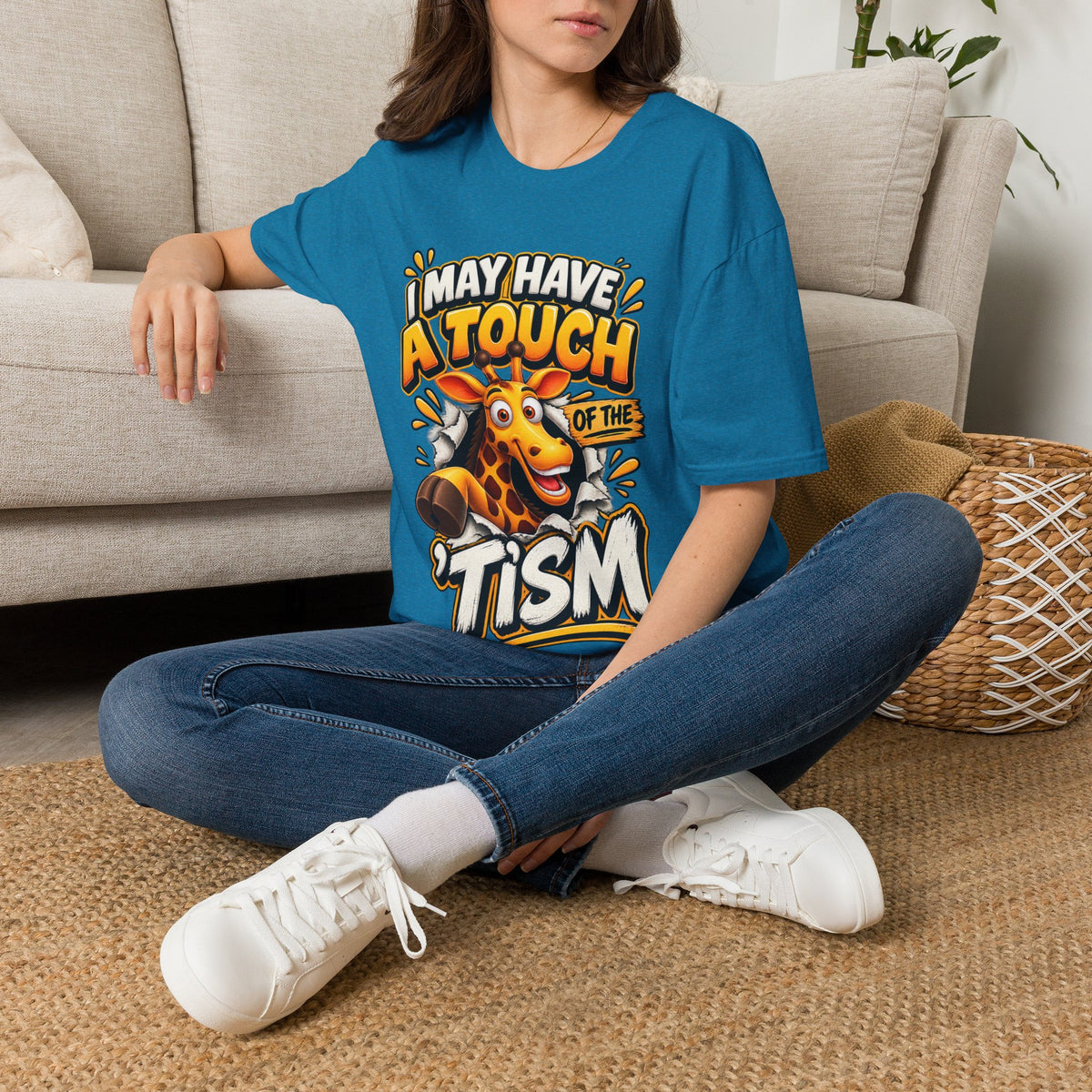 I May Have A Touch Of The Giraffe-Graphic Adult T-Shirt